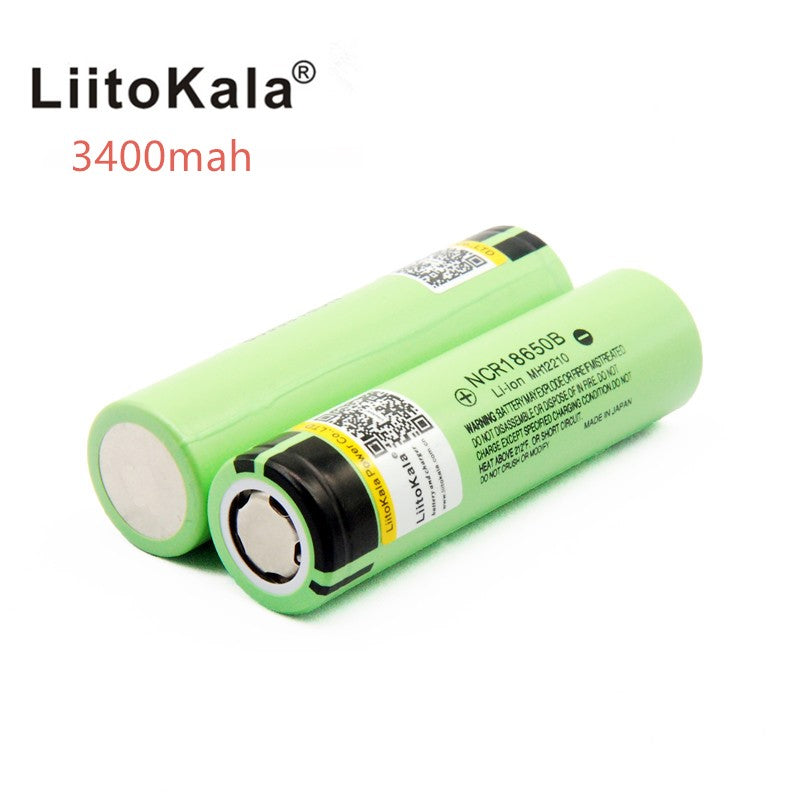 2017 Liitokala New Original 18650 NCR18650B 3400 mah Rechargeable Li-ion battery 3.7V 3400 battery