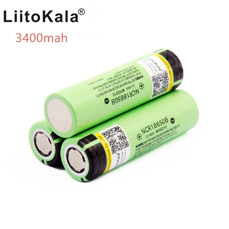 2017 Liitokala New Original 18650 NCR18650B 3400 mah Rechargeable Li-ion battery 3.7V 3400 battery