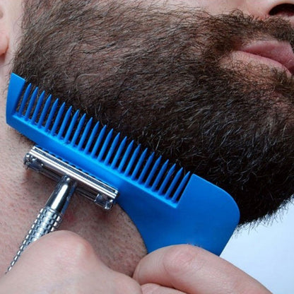 2017 New Comb  Beard Trimmer Shaping Tool Sex Man Gentleman Beard Trim Template Beard Combs Shaving Hair Molding