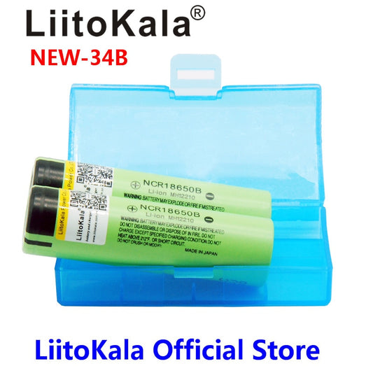 2017 liitokala original NCR18650B 3.7V 3400 mah 18650 3400mah for  rechargeable lithium battery