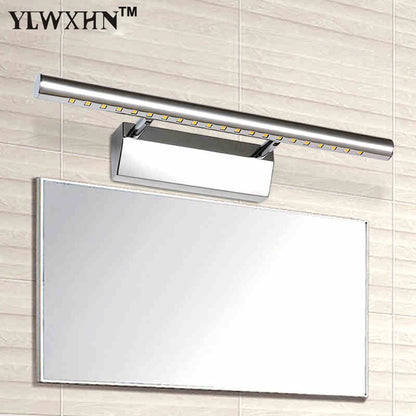 2018 Abajur Applique Murale Bathroom Light Wall Wand Lamp 3w Led Mirror With Switch Mounted Ac90v- 260v Stainless Steel 25cm