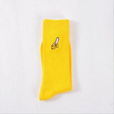 2018 Cotton Cute Fruit Print Women's Socks Meias Retro Embroidery Long Colorful Funny Socks Women Girls Multicolor Sock