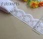 2018 Global Hot Sale 10 yards beautiful white lace ribbon European lace fabric lace sew embroidery dress accessories