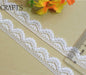 2018 Global Hot Sale 10 yards beautiful white lace ribbon European lace fabric lace sew embroidery dress accessories