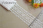 2018 Global Hot Sale 10 yards beautiful white lace ribbon European lace fabric lace sew embroidery dress accessories