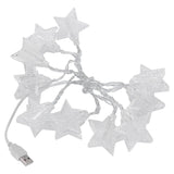 2018 New Hot 10 LEDs Star LED Photo Clips USB String Lights  Operated Wall Fairy Home Outdoor Decor Home Decoration