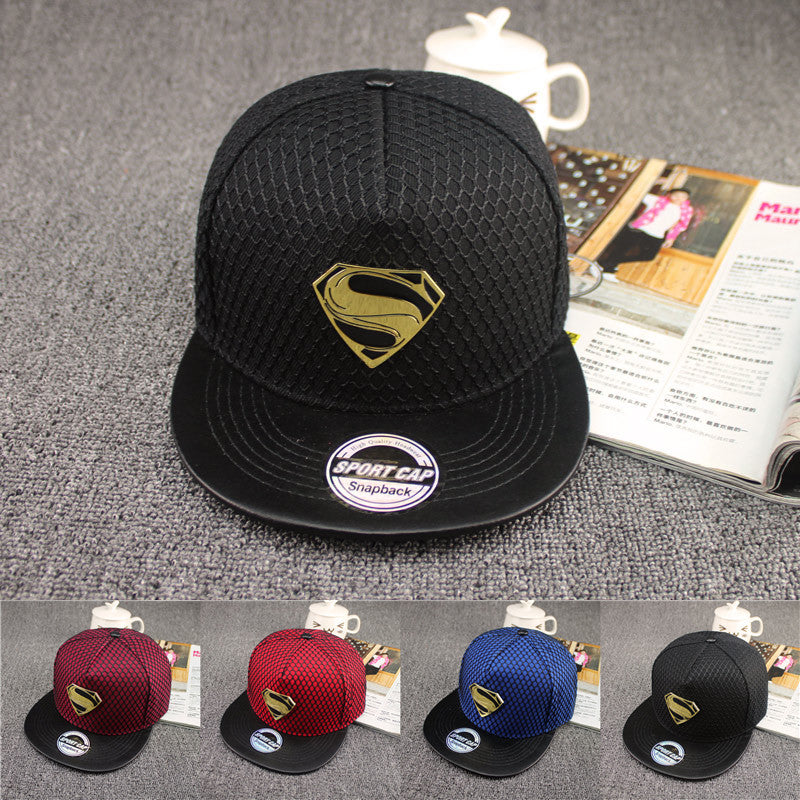 2018 New Superman Cap Hat For Men WomenTeens Casual Bone Hip Hop Snapback Caps Superman party supplies birthday gifts favors