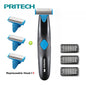 2018 PRITECH One Blade Electric Shavers For Men Face Body Underarm Hair Remover Shaving Machine Beard Trimmer Portable Razors