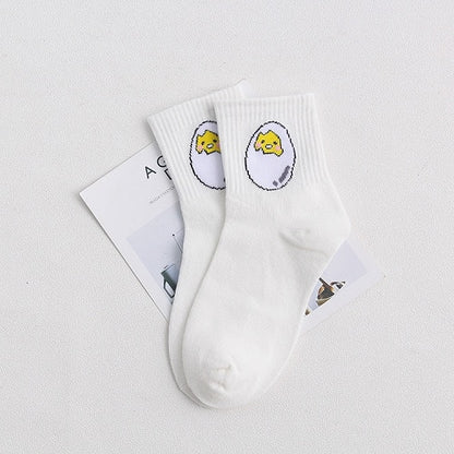 2018 Spring Summer  High Quality Cute Funny Harajuku Cartoon Women Socks Animals Pattern Casual Cotton Short Socks for female