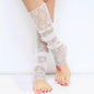 2018 Summer Women Lace Leg Warmers Thin Korean Style Ladies White Black Leg Lace Female Crochet Socks Fishnet Cuff Socks BAC109