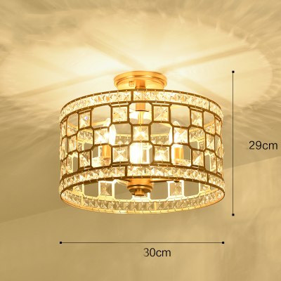 2018 crystal Light Suspension Luminaire Modern in Ceiling light Hall Entrance Door Hallway Bar Balcony Study Bedroom