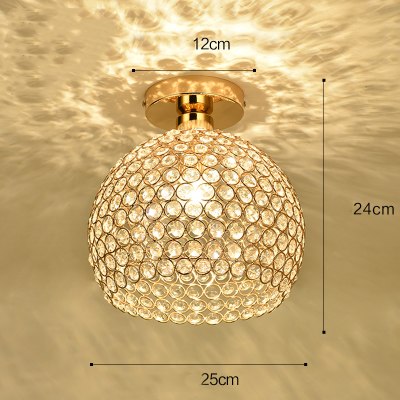 2018 crystal Light Suspension Luminaire Modern in Ceiling light Hall Entrance Door Hallway Bar Balcony Study Bedroom