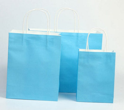 2018 new arrival Kraft shopping paper bags/ gift  bags/ grocery handle bags accept print logo