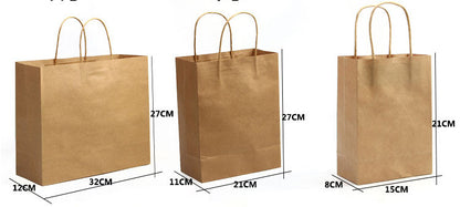 2018 new arrival Kraft shopping paper bags/ gift  bags/ grocery handle bags accept print logo