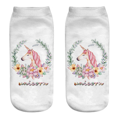 2018 new funny 3d print socks cute 3D white "nutella" Character Unisex Socks Hot women Mujer unisex Fashion Sox cartoon cat sox