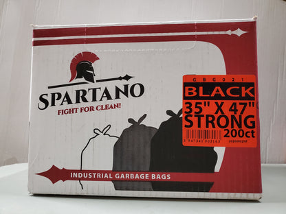 35 x 47 Black Strong Garbage Bags. CURBSIDE PICK UP AVAILABLE