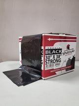 30 x 38 Black Strong Garbage Bags 200/cs. CURBSIDE PICK UP AVAILABLE