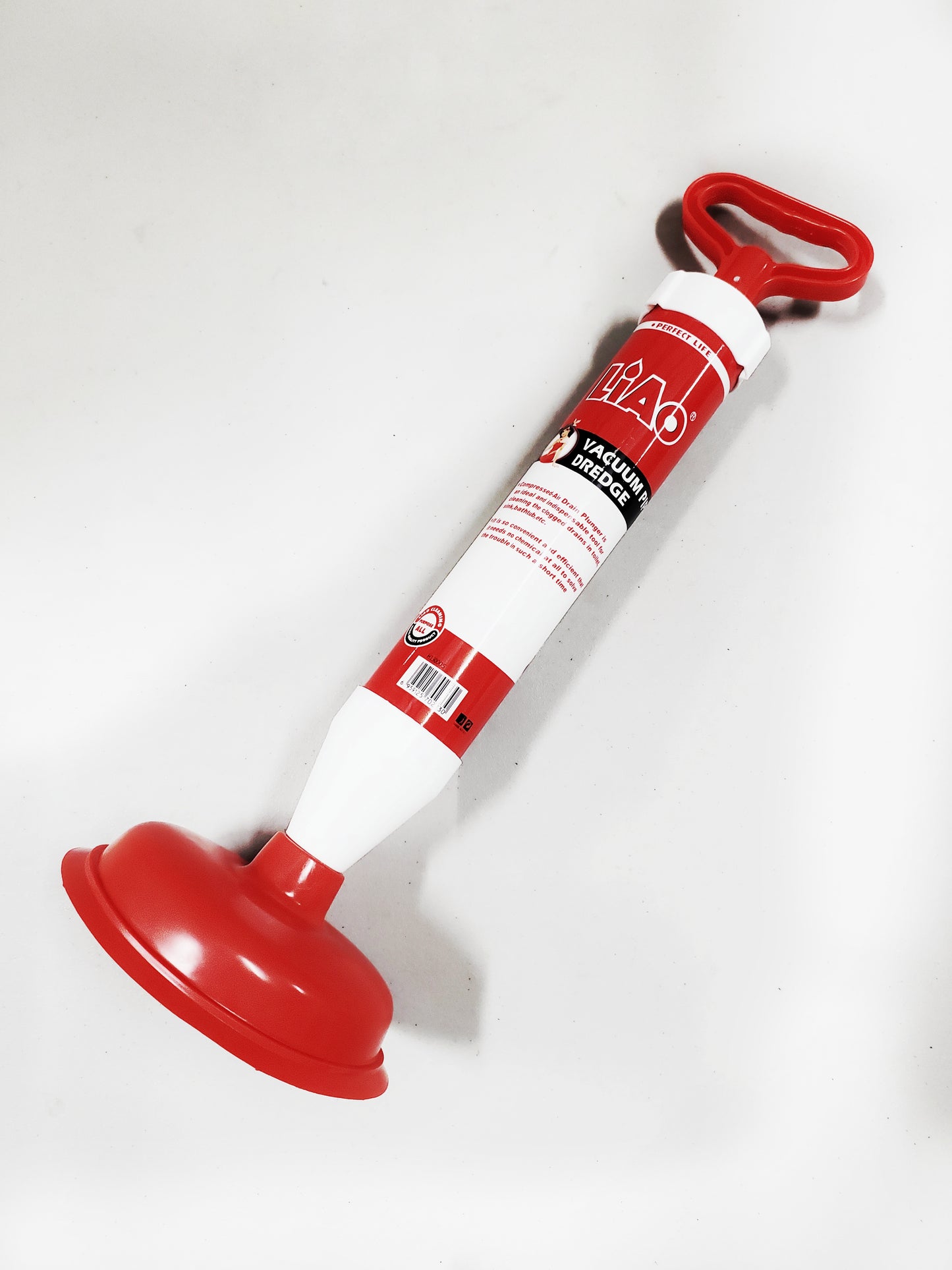 LIAO RED VACUUM DREDGE LIGHT WEIGHT AND DURABLE-BATHROOM PLUNGER CURBSIDE PICK UP AVAILABLE