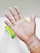 CLEAR VINYL MEDICAL EXAMINATION GLOVES MEDICAL GLOVE VINYL GLOVE LATEX FREE 100/BOX CURBSIDE PICK UP AVAILABLE