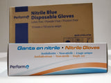 Nitrile Blue Medical Grade Disposable Glove Latex Free Powder Free Protein Free 100 Gloves/Box