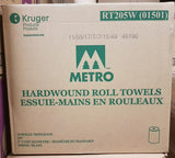Kruger Hand towel 205x8 Metro Paper White Best Quality Paper Products CURBSIDE PICK UP AVAILABLE