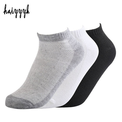 20Pcs=10Pair Solid Mesh Men's Socks Invisible Ankle Socks Men Summer Breathable Thin Boat Socks Size EUR 38-43 cheap price