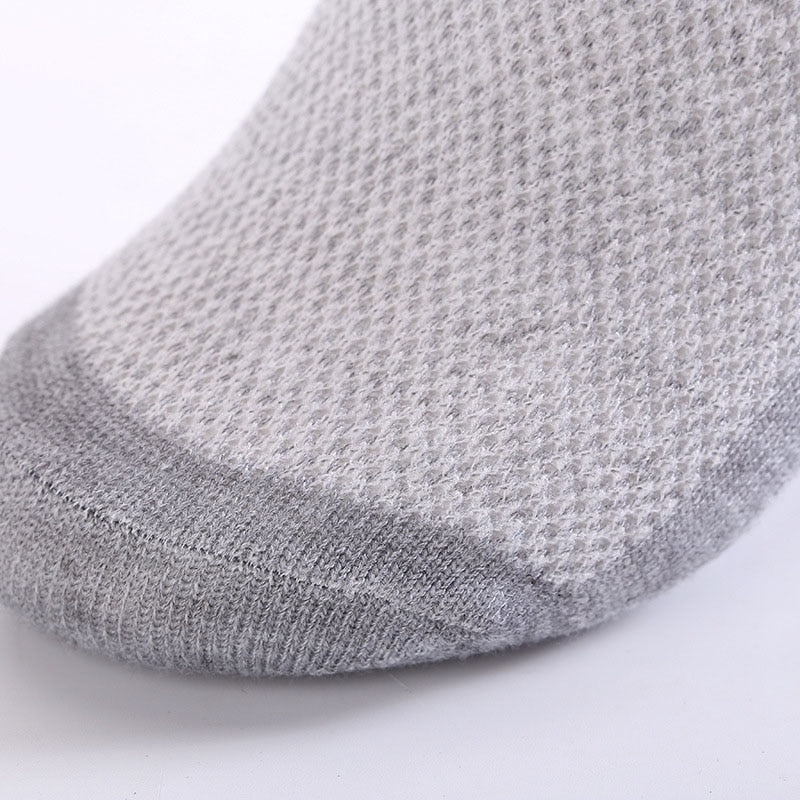 20Pcs=10Pair Solid Mesh Men's Socks Invisible Ankle Socks Men Summer Breathable Thin Boat Socks Size EUR 38-43 cheap price