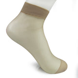 20Pieces 10 Pairs Summer bamboo female Short Socks Women's socks Thin Crystal Transparent Silk Socks  Girl Ankle Sox