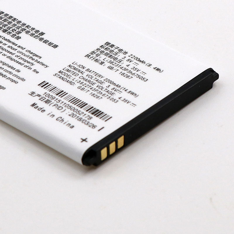 2200mAh Li3822T43P3h675053 Battery for ZTE Blade QLux Q Lux A430 Q Lux 3g 4g Beeline Pro High Quality