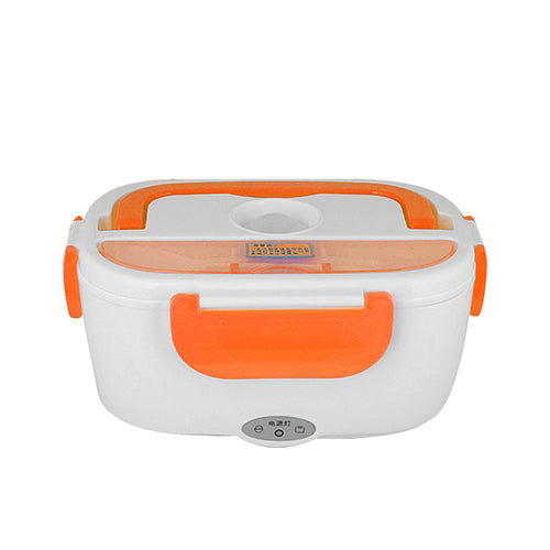 220V mini electric car insulation lunch box hot rice cooker multi-function European standard plug plastic box sealed tableware