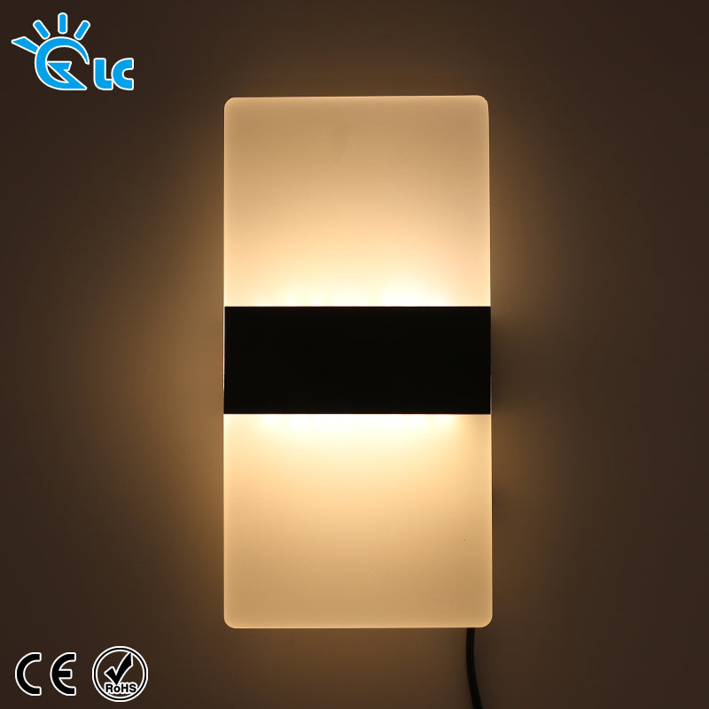 2PCS Modern 110V 220V Light LED Wall Lamp Bedroom Bedside Light Living Room Balcony Aisle Wall Lamp Corridor