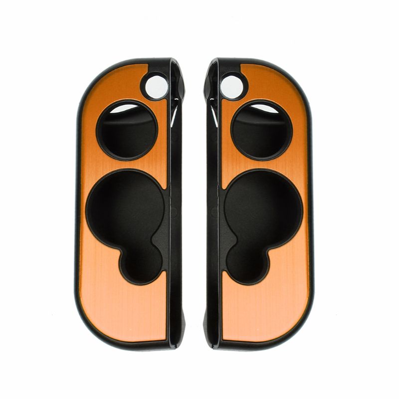 2Pcs Aluminum Hard Shell Protective Case Joypad Cover Anti-slip Skin For Nintendo Switch NS Console Joy-con