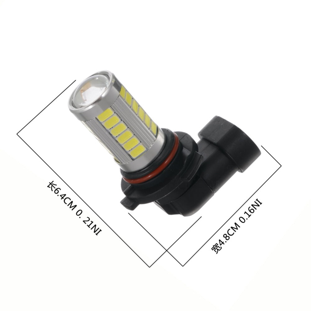 2Pcs Car H8 H11 led 9005 9006 T20 33SMD LED Fog Lamp Daytime Running Light Bulb Turning Parking Bulb DC12V 9449