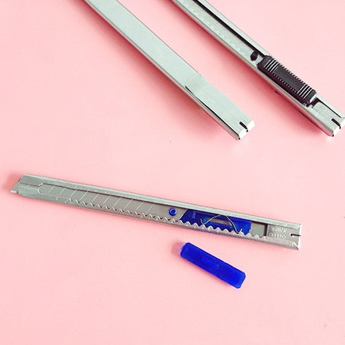 2Pcs/Set Art Knife Art Supplies Utility Knife Paper And Office Knife Diy Art Cutter Knife Stationery School Tools Paper Cutter