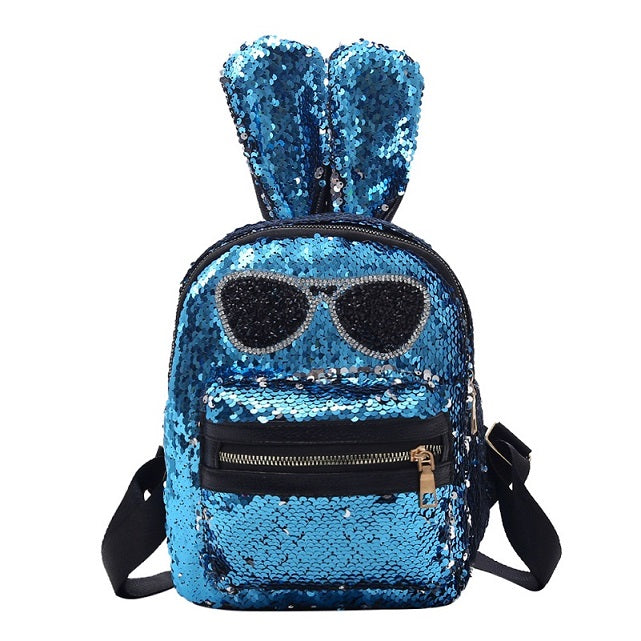 2pcs/1pc New Sequins Backpack New Teenage Girls Fashion Bling Rucksack Students School Bag with Pencil Case Clutch Mochilas