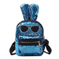 2pcs/1pc New Sequins Backpack New Teenage Girls Fashion Bling Rucksack Students School Bag with Pencil Case Clutch Mochilas