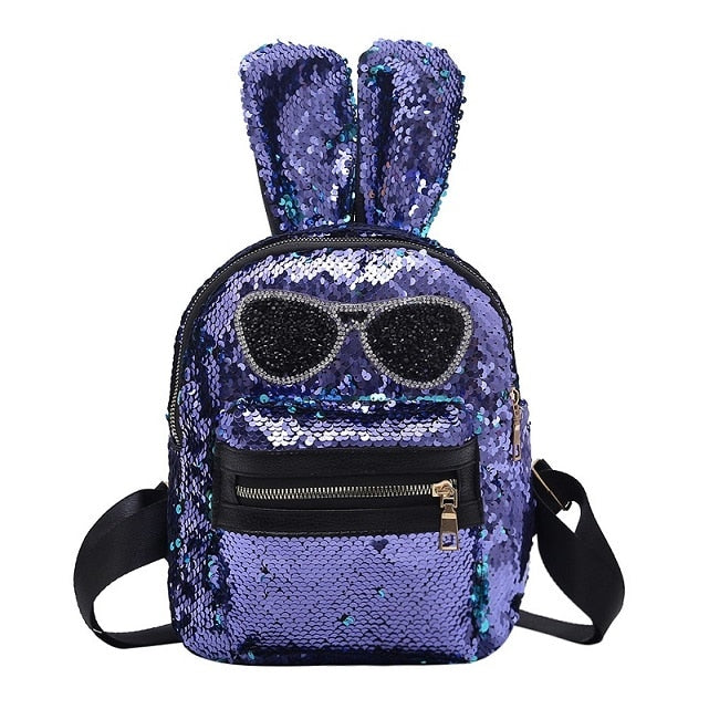 2pcs/1pc New Sequins Backpack New Teenage Girls Fashion Bling Rucksack Students School Bag with Pencil Case Clutch Mochilas