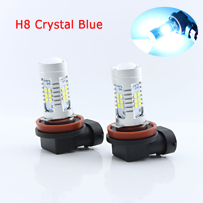 2x H8 H9 H11 H16(JP) LED Fog Light DRL Daytime Running Lamp + Canbus Decoders For Mercedes W211 W212 W164 W221 CLS W219 C219