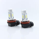 2x H8 H9 H11 H16(JP) LED Fog Light DRL Daytime Running Lamp + Canbus Decoders For Mercedes W211 W212 W164 W221 CLS W219 C219