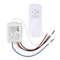 3 Port ON/OFF 220V Lamp Light Digital Wireless Wall Remote Control Switch Receiver Transmitter