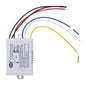 3 Port ON/OFF 220V Lamp Light Digital Wireless Wall Remote Control Switch Receiver Transmitter