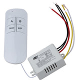 3 Port ON/OFF 220V Lamp Light Digital Wireless Wall Remote Control Switch Receiver Transmitter