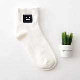 35-40 Unisex Cotton Harajuku Socks for Women Men Ulzzang Calcetines Black White Japanese Socks meias soks