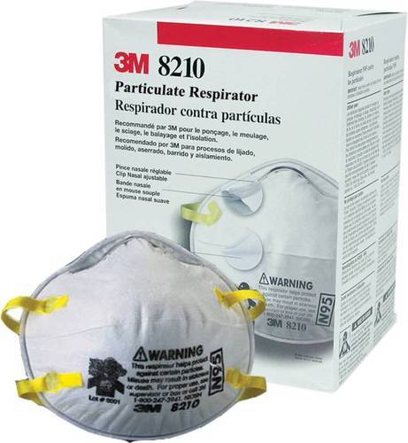 IN STOCK 3M™ Particulate Respirator 8210, N95 20Mask per Box.