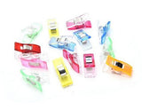 50Pcs High Quality Multicolor Plastic Wonder Clips Holder DIY Patchwork Fabric Quilting Craft Sewing Knitting Suspender Clip