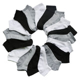 5PairMens Ankle Socks Brand Quality Polyester Summer Mesh Thin Boat Socks For Male White Black Gray Color Short Socks Calcetines