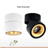 85-265Vac input 3W/5W/7W/10W12W LED surface mounted ceiling lamp ,Foldable and 360 degree rotatable COB corridor spot wall light