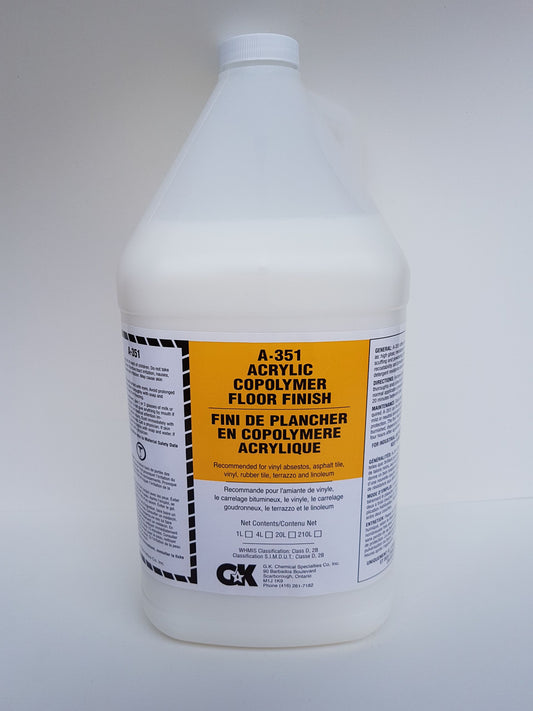 A-351 Acrylic Floor Finish 18% 4L