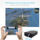 AAO YG500 Upgrade YG510 Mini Projector 1080P 1800Lumen Portable LCD LED Projector Home Cinema USB HDMI 3D Beamer Bass Speaker
