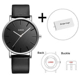 B-9000B Private Label Leather Watches Custom Your Logo Watch OEM Name Brand Make Your Design Watch Free Shipping with Gift Box